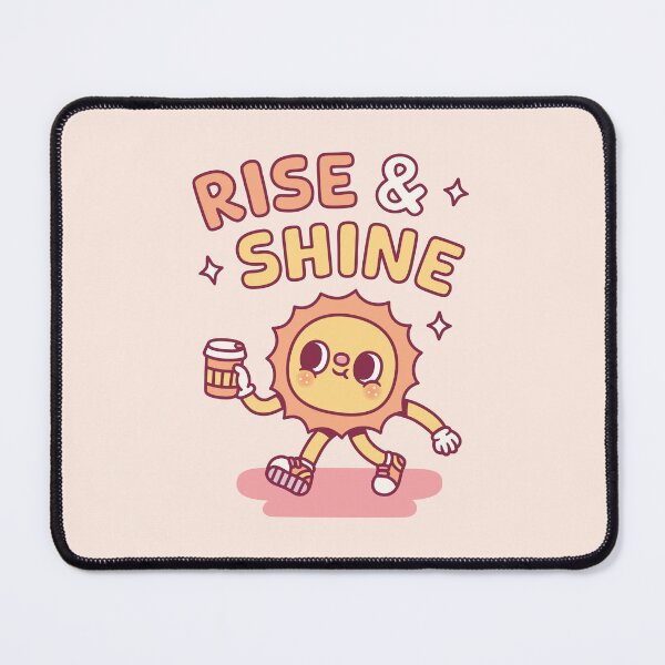 Item preview, Rise and Shine Good Morning Cute Sun With Coffee designed and sold by rustydoodle.