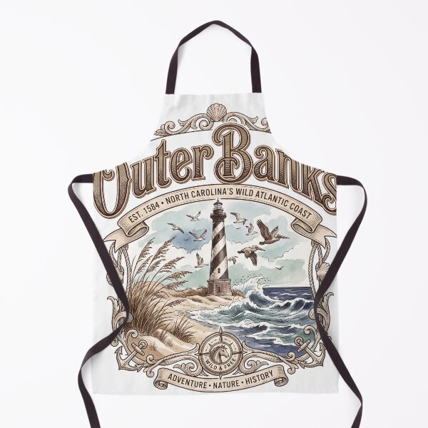 Item preview, Outer Banks Lighthouse Vintage Coastal Design designed and sold by castillomiami.