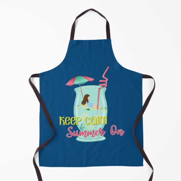 Item preview, Keep Calm & Summer On (on Navy) designed and sold by PawsitiveMum3.