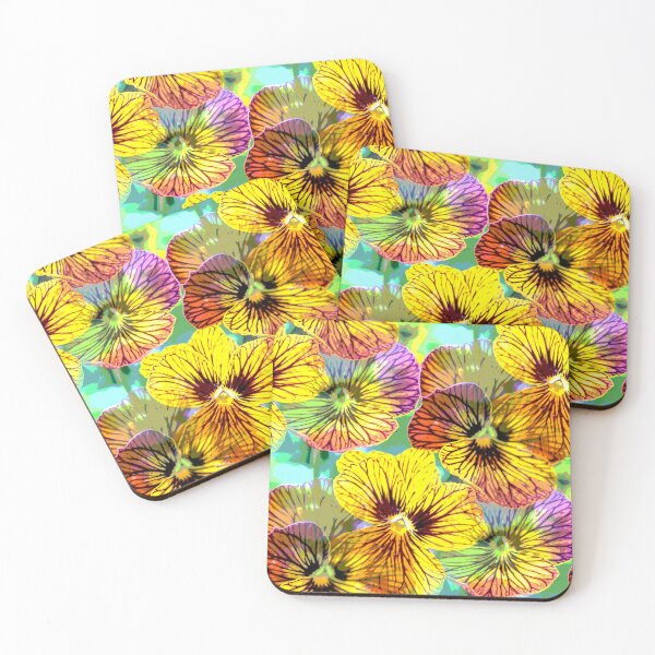 Item preview, Seamless Tiger Eye Floral Mix designed and sold by kristalcurt.