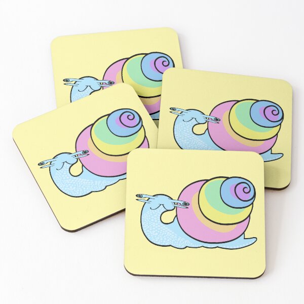 Item preview, Pastel Rainbow Snail  designed and sold by Day10Machine.