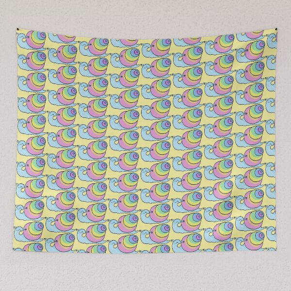 Item preview, Pastel Rainbow Snail  designed and sold by Day10Machine.