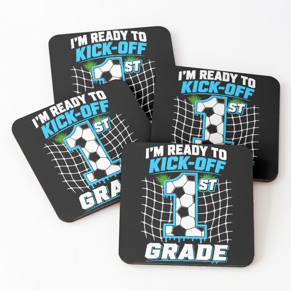 Item preview, I'm Ready To Kick-Off 1st Grade Back To School Soccer Student designed and sold by Hugosploosh.