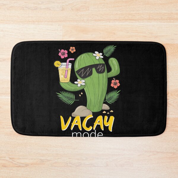 Item preview, Cactus In Shades Holding Drink VACAY Mode  designed and sold by Andreahuebos.