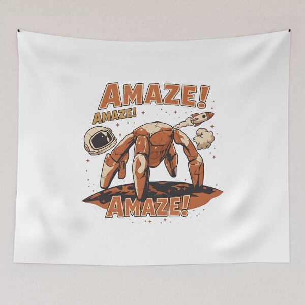 Item preview, Project Hail Mary Rocky Amaze Rocket Retro Sci-Fi Graphic T-Shirt designed and sold by Cleckchave.