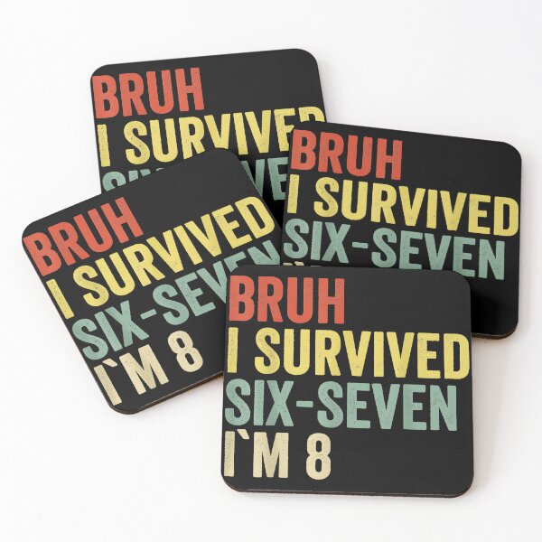 Item preview, Bruh I Survived Six-Seven I'm 8 Funny Eight Year Old Birthday designed and sold by Hugosploosh.