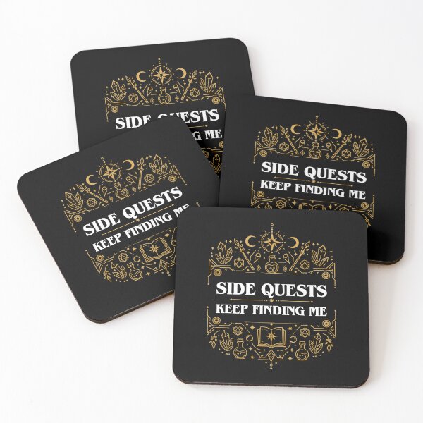 Item preview, Side Quests Keep Finding Me Nerdy Tabletop RPG designed and sold by pixeptional.