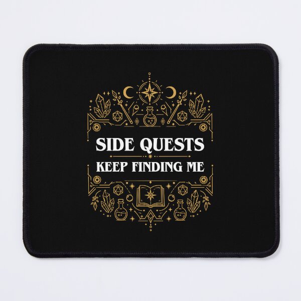 Item preview, Side Quests Keep Finding Me Nerdy Tabletop RPG designed and sold by pixeptional.