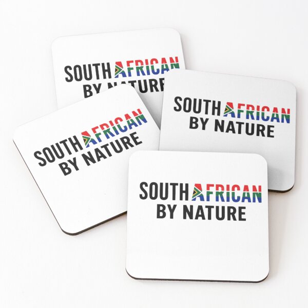 Item preview, South African By Nature | South Africa Flag Pride Typography | Minimalist Patriot Design designed and sold by Aisha Creates.