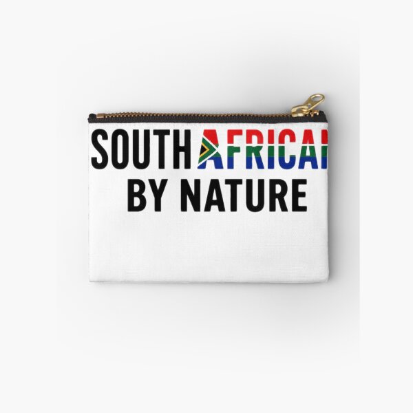 Item preview, South African By Nature | South Africa Flag Pride Typography | Minimalist Patriot Design designed and sold by Aisha Creates.