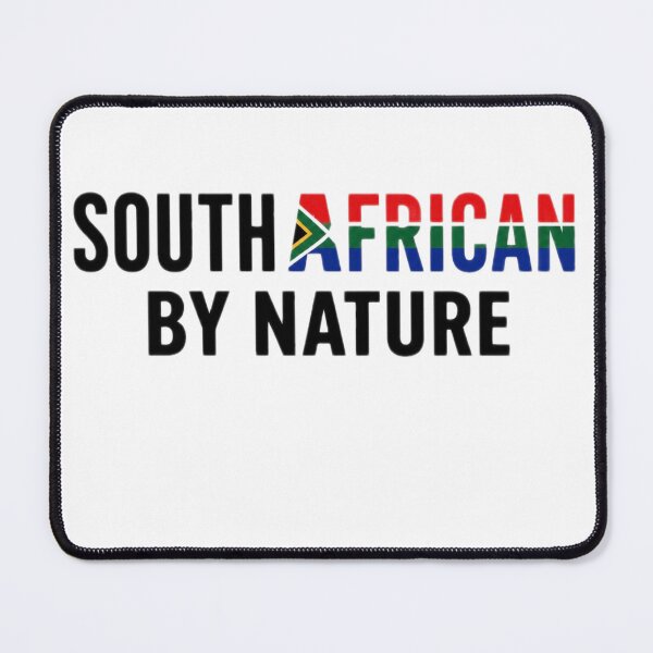Item preview, South African By Nature | South Africa Flag Pride Typography | Minimalist Patriot Design designed and sold by Aisha Creates.