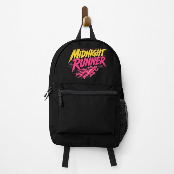 Item preview, Midnight Runner - Neon Speed Flaming Silhouette designed and sold by Wear-X.