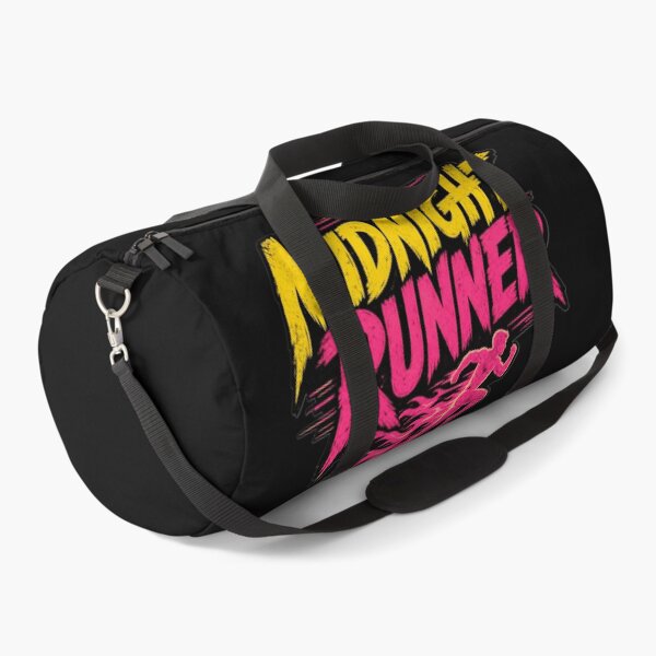 Item preview, Midnight Runner - Neon Speed Flaming Silhouette designed and sold by Wear-X.