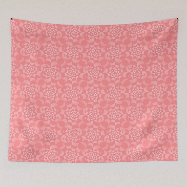Item preview,  Enchanted Web -  Pastel Red Spider Web Halloween Pattern  designed and sold by BlackthornDsign.
