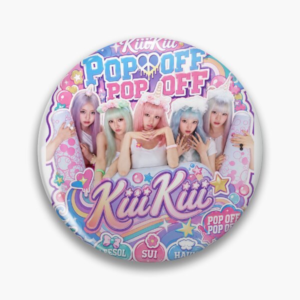 Item preview, KiiiKiii WhyKiiiKiii Y2K Colorful Hair Collector Merch designed and sold by Valereekmerch.