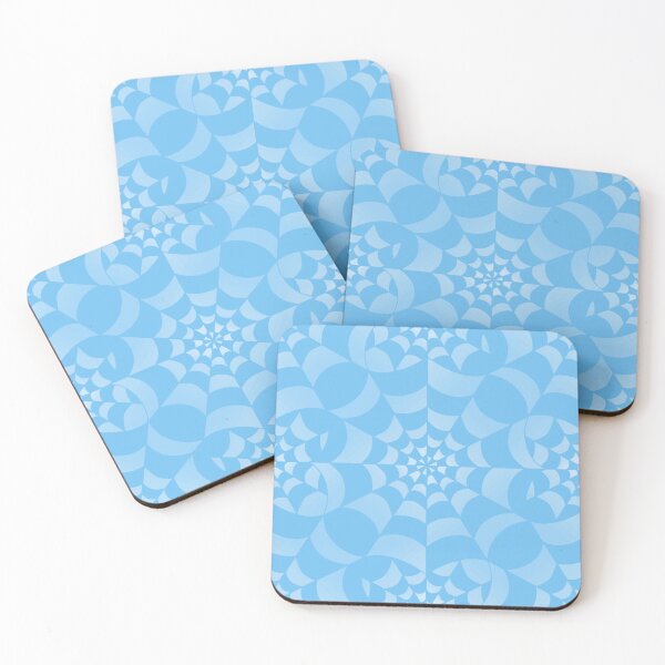 Item preview, Enchanted Web -  Pastel Blue Spider Web Halloween Pattern  designed and sold by BlackthornDsign.