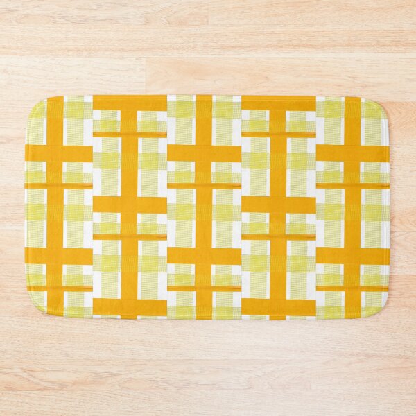 Item preview, Yellow plaid textile designed and sold by SillyGhoul.