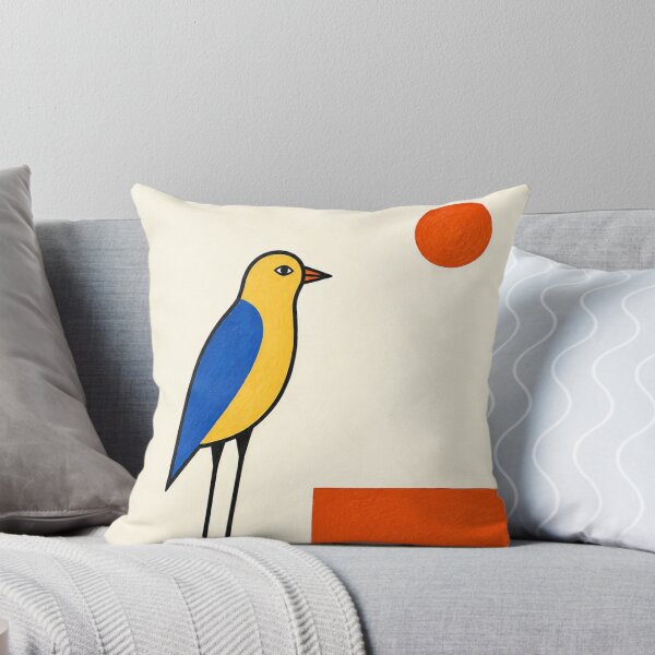 Item preview, "Tall Bird at Dusk" - Modern Bird Art  designed and sold by Filora Atelier | Bird Art.