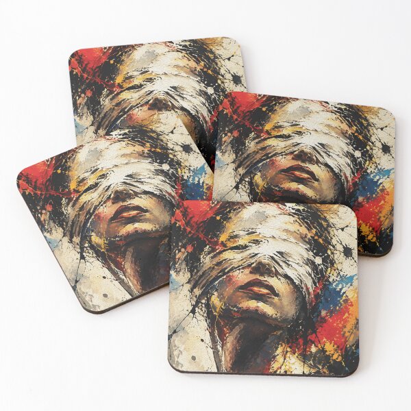 Item preview, Blindfolded – Surrender Symbolic Portrait designed and sold by RamyGallery.