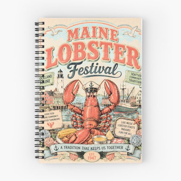 Item preview, Maine Lobster Festival Vintage T-Shirt | Coastal Summer Seafood Graphic designed and sold by nextsonliners.