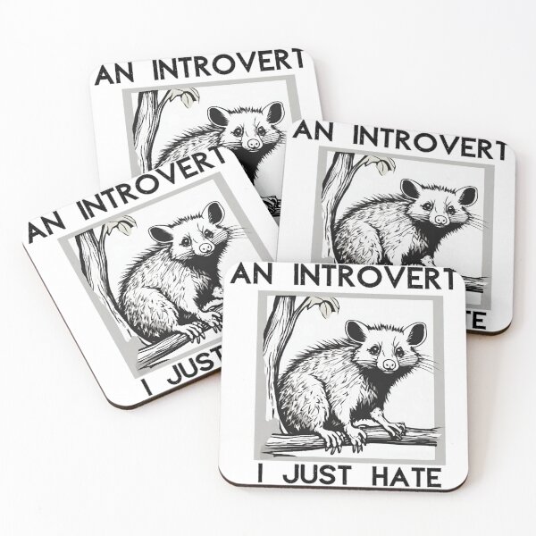 Item preview, Raccoon Funny I just hate people opposum Active  designed and sold by AnkePfeiffers.