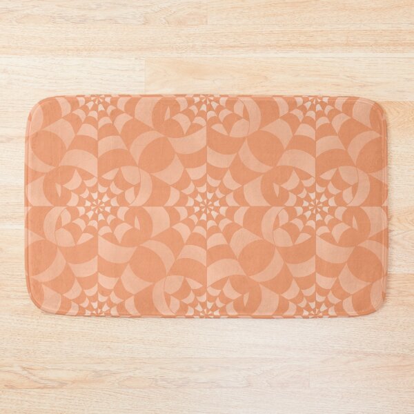 Item preview, Enchanted Web -  Pastel Orange Spider Web Halloween Pattern  designed and sold by BlackthornDsign.
