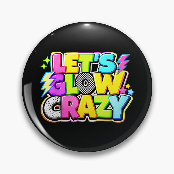 Item preview, Let's Glow Crazy Glow Party Rave Festival designed and sold by Hugosploosh.