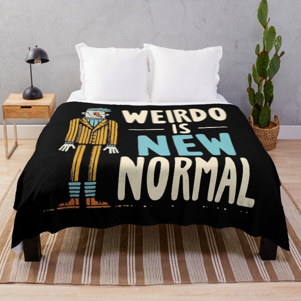 Item preview, Weirdo Is The New Normal – Funny Individuality Quote designed and sold by Scaryzz.
