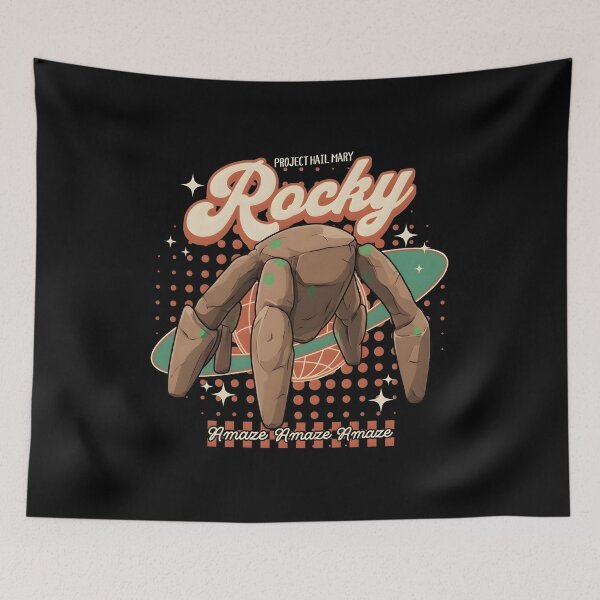 Item preview, Project Hail Mary Rocky Retro Vintage Sci-Fi Graphic T-Shirt designed and sold by Cleckchave.