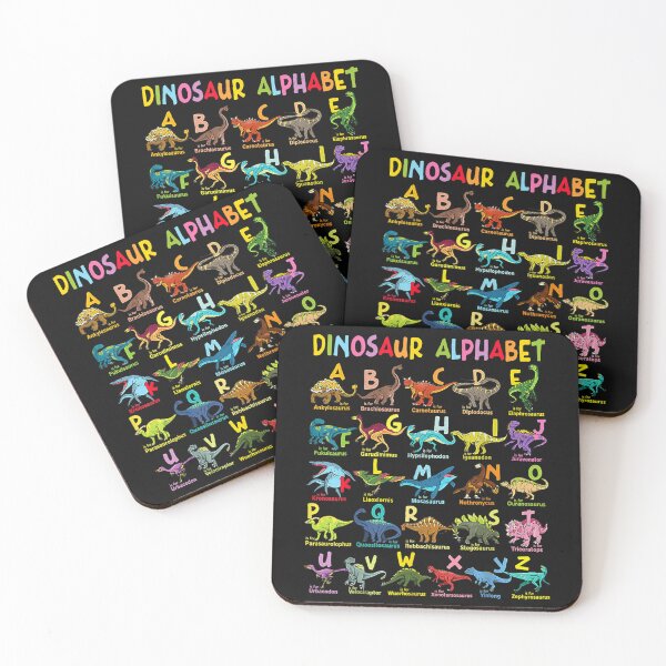 Item preview, Types of Dinosaurs Alphabet A-Z ABC Dino Identification designed and sold by James Kelly.