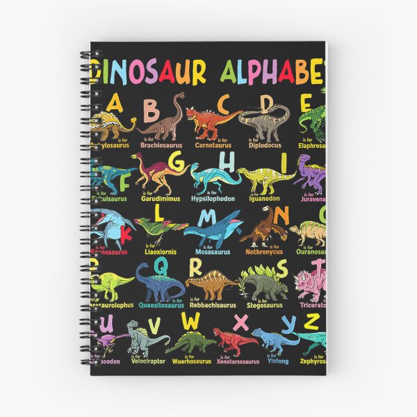 Item preview, Types of Dinosaurs Alphabet A-Z ABC Dino Identification designed and sold by James Kelly.