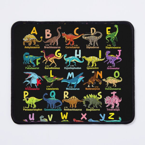 Item preview, Types of Dinosaurs Alphabet A-Z ABC Dino Identification designed and sold by James Kelly.