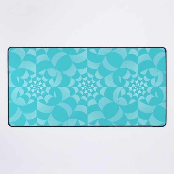 Item preview, Enchanted Web - Pastel Aqua Spider Web Halloween Pattern designed and sold by BlackthornDsign.