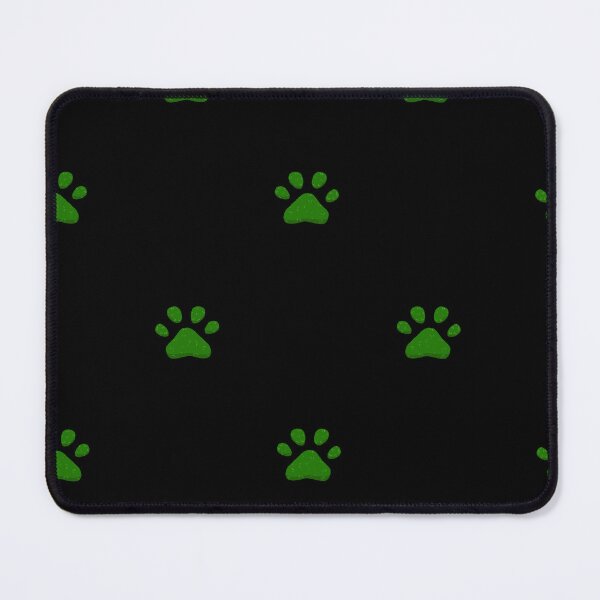 Item preview, Seamless cactus paw prints - adorable gift for plant and pet owners designed and sold by ArsenicWitch.