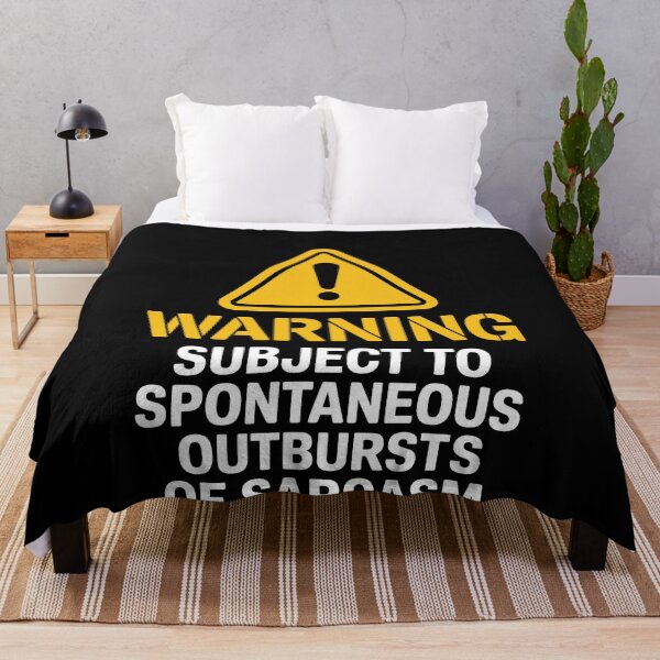 Item preview, Subject To Spontaneous Outbursts Of Sarcasm Funny Warning Gift designed and sold by Say It With Ink.
