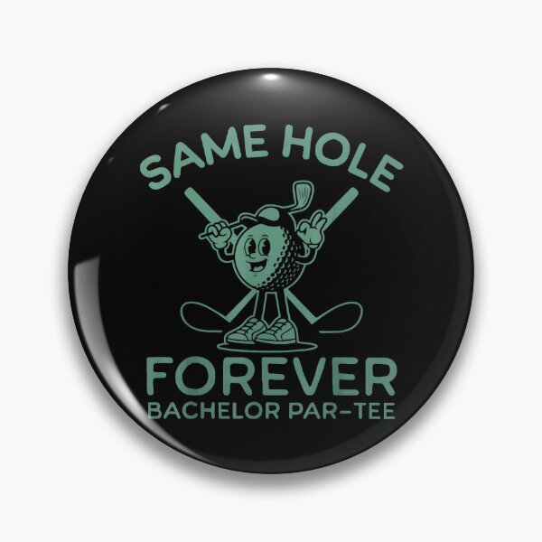 Item preview, Same Hole Forever Bachelor Par-Tee Funny Golf Groom Party designed and sold by Hugosploosh.