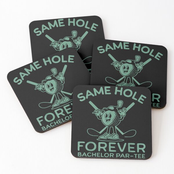 Item preview, Same Hole Forever Bachelor Par-Tee Funny Golf Groom Party designed and sold by Hugosploosh.