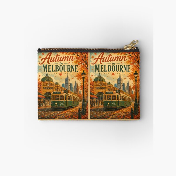 Item preview, Melbourne Tram Autumn Vintage T-Shirt | Retro Tram Lover Gift | Melbourne Australia Fall Heritage Design designed and sold by Globalcitytees.