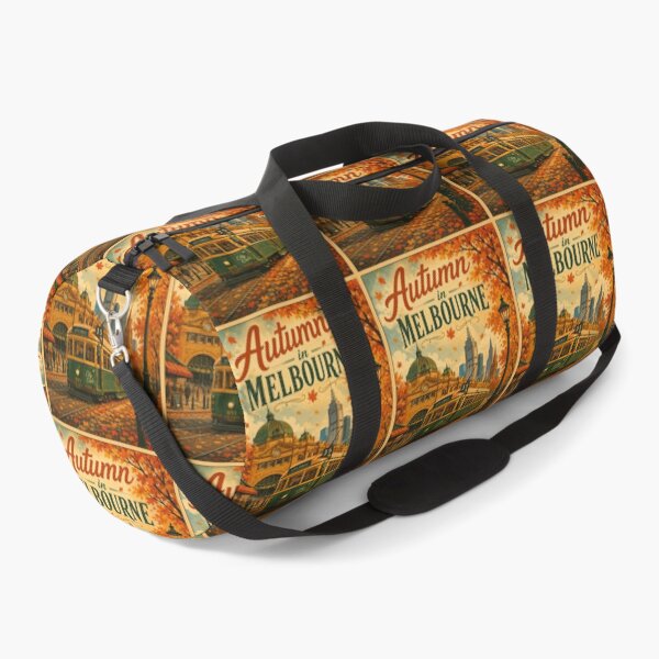 Item preview, Melbourne Tram Autumn Vintage T-Shirt | Retro Tram Lover Gift | Melbourne Australia Fall Heritage Design designed and sold by Globalcitytees.
