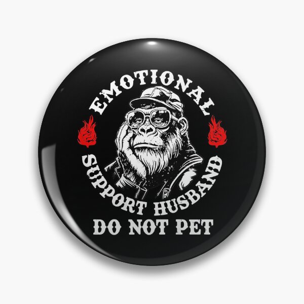 Item preview, Emotional Support Husband Do Not Pet Funny Spouse Grumpy Partner Gift Humor designed and sold by Hugosploosh.