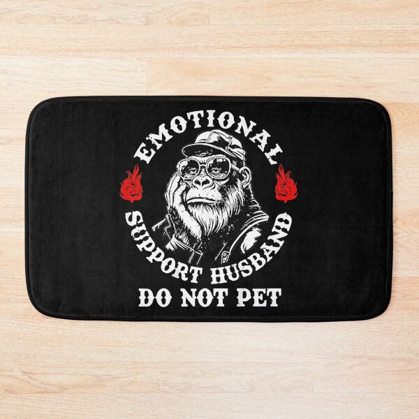 Item preview, Emotional Support Husband Do Not Pet Funny Spouse Grumpy Partner Gift Humor designed and sold by Hugosploosh.