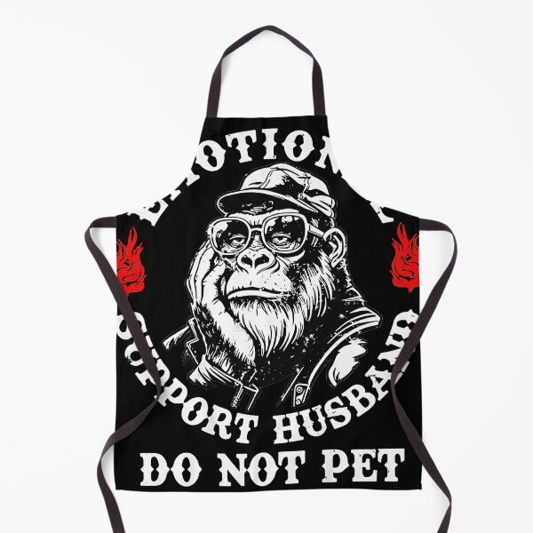 Item preview, Emotional Support Husband Do Not Pet Funny Spouse Grumpy Partner Gift Humor designed and sold by Hugosploosh.