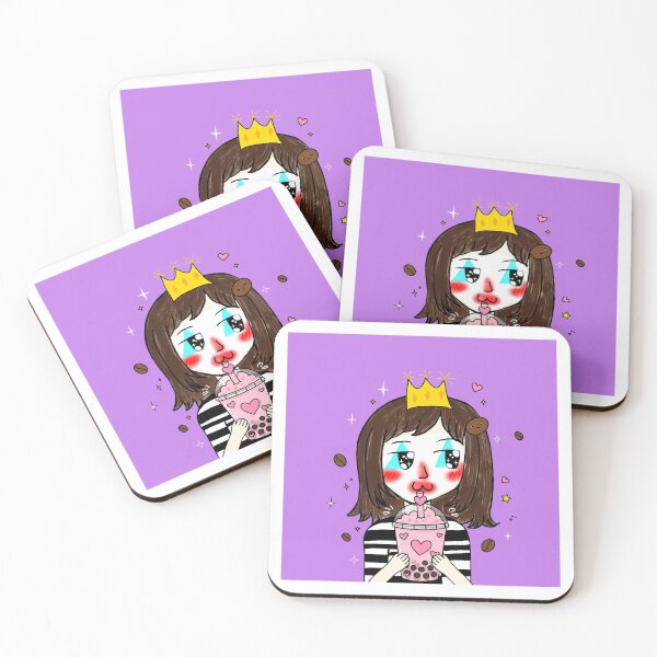 Item preview, Mime Leo with Pink Coffee designed and sold by BunnySoftArt.