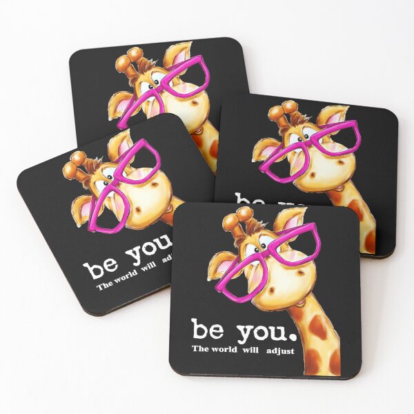 Item preview, Be You. The World Will Adjust Giraffe Positive Message Self Love Individuality designed and sold by Hugosploosh.