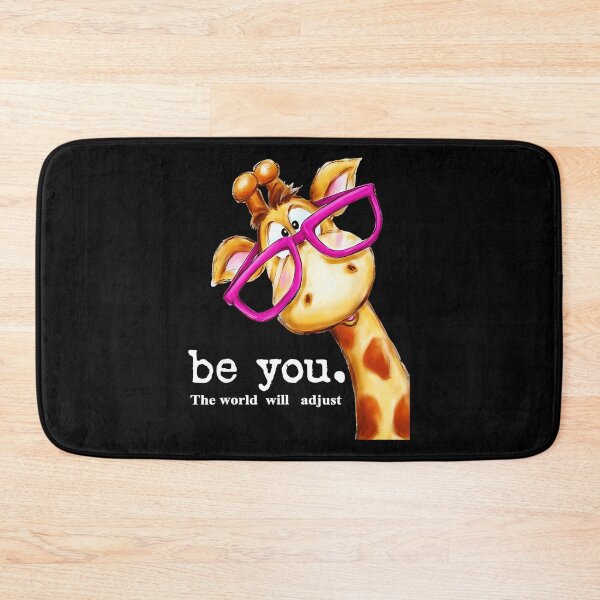 Item preview, Be You. The World Will Adjust Giraffe Positive Message Self Love Individuality designed and sold by Hugosploosh.