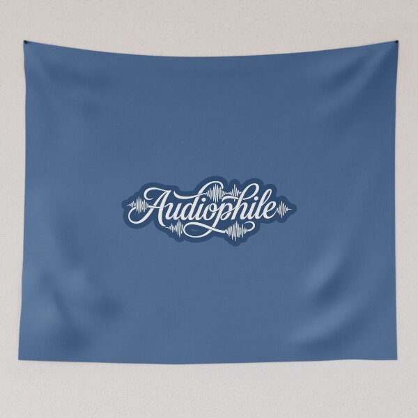 Item preview, Audiophile Soundwave Script Typography Hi-Fi Audio Graphic designed and sold by KiwiRider.