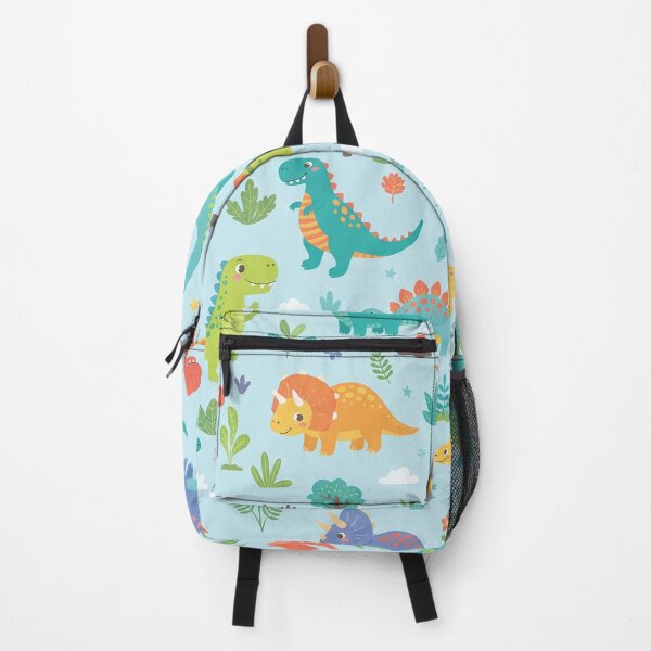 Item preview, dinosaur pattern kids playground colourful funny designed and sold by patterngang60s.
