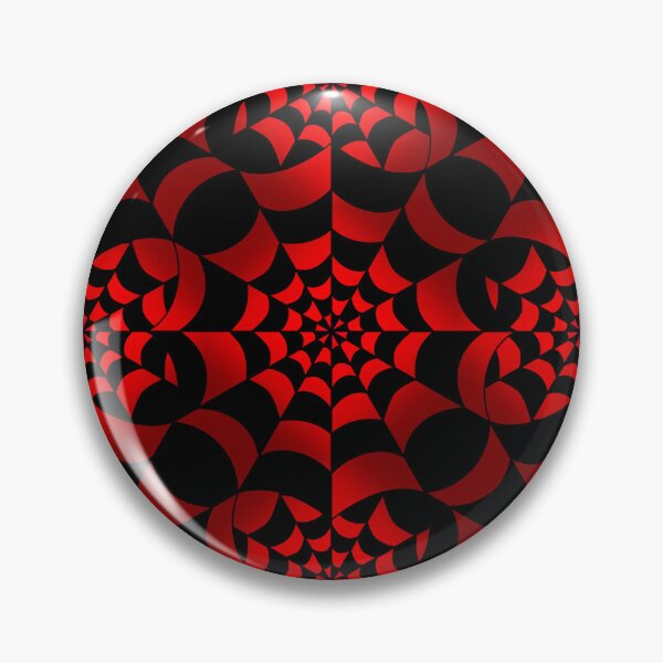 Item preview, Enchanted Web -  Red and Black Spider Web Halloween Pattern  designed and sold by BlackthornDsign.