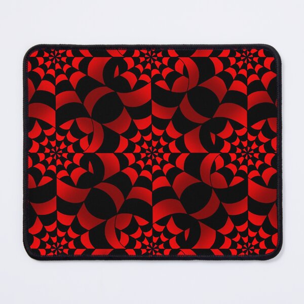 Item preview, Enchanted Web - Red and Black Spider Web Halloween Pattern designed and sold by BlackthornDsign.