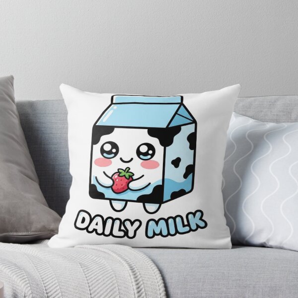 Artikelvorschau, Niedlicher Cartoon mit Erdbeeren im Kawaii-Design für den täglichen Milchkonsum entworfen und verkauft von morning sun.